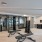 Exercise equipment inside luxury gym at Rivermark Northern Liberties Apartments